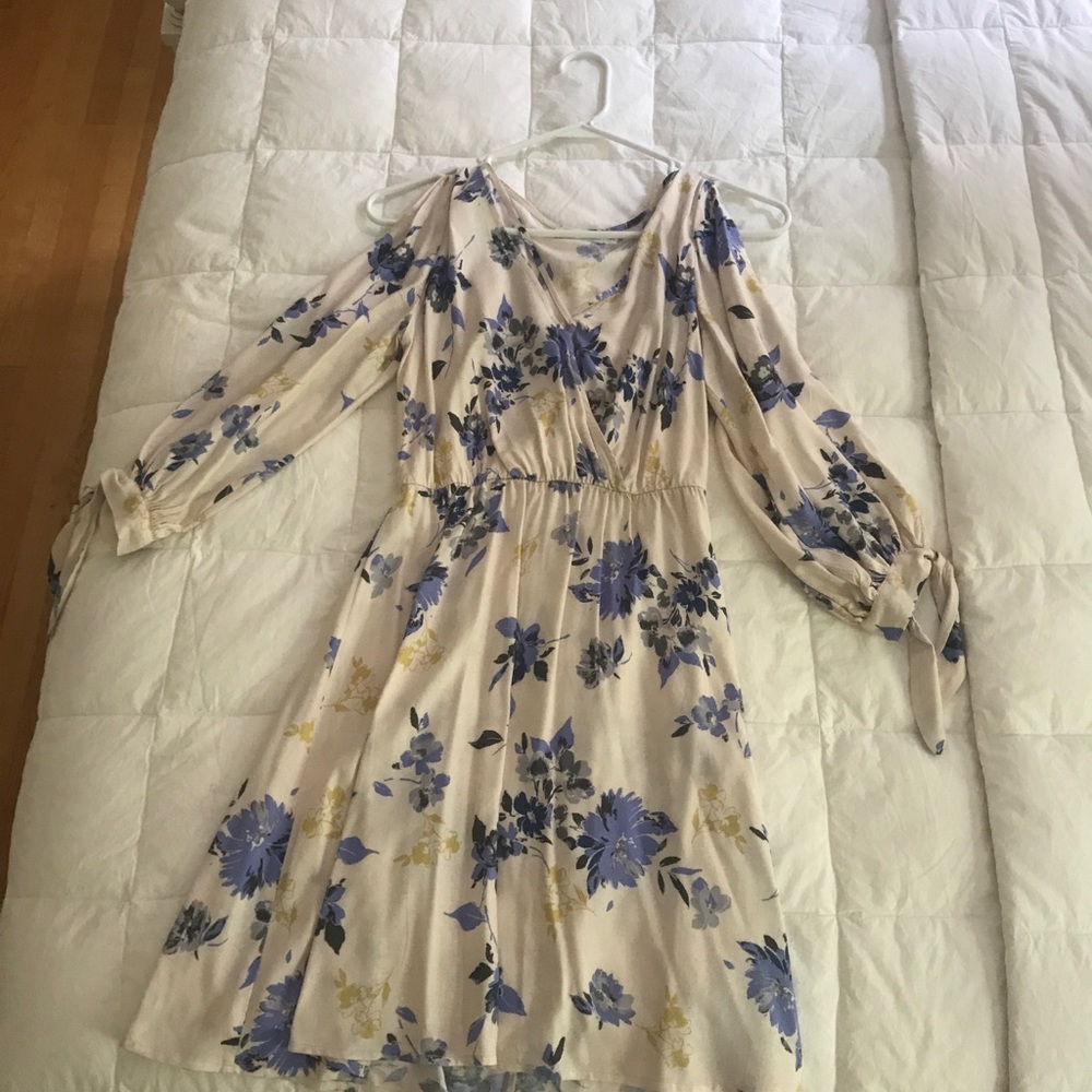 Off white floral dress